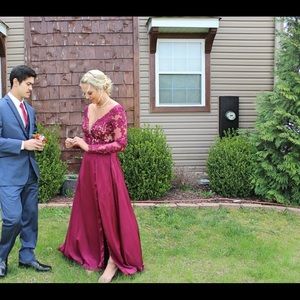 Burgundy Formal Wear